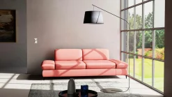 3-Sitzer-Sofa pinkrot