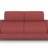 2-Sitzer-Sofa pinkrot