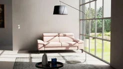 2,5-Sitzer-Sofa rotpink
