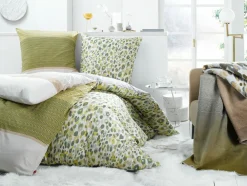 s.Oliver Satin-Bettwäsche grünbeige