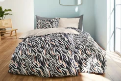 s.Oliver Satin-Bettwäsche weißschwarz