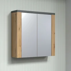 Spiegelschrank braun