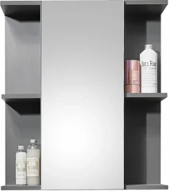 Spiegelschrank schwarzweißmehrfarbig