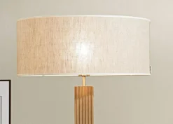 Spot Light Stehleuchte 1flg silberfarbengraubeigebraun