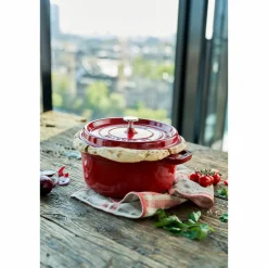 Staub Bräter 24cm rot