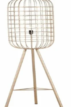 Stehlampe goldfarben