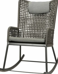 STERN Garten Schaukelsessel grau