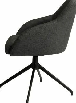 STERN Garten-Drehsessel schwarzbraun