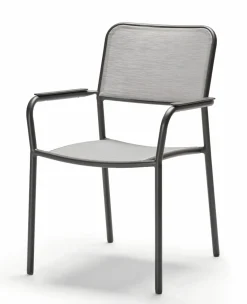 STERN Gartensessel stapelbar graubraun