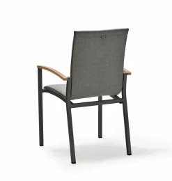 STERN Gartensessel stapelbar graubraun