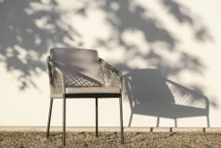 STERN Gartensessel weißbeigeschwarz