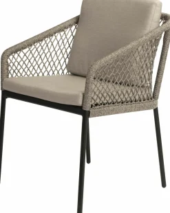 STERN Gartensessel weißbeigeschwarz