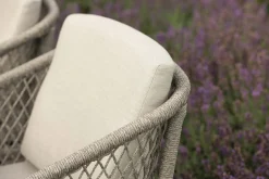 STERN Gartensessel weißbeigeschwarz