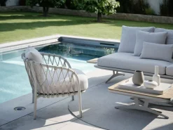 STERN Rope Gartensessel beigegelb