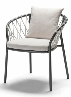 STERN Rope Gartensessel grau