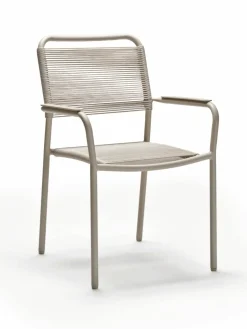 STERN Rope Gartensessel stapelbar beige