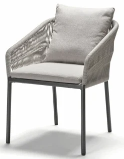 STERN Rope Gartensessel stapelbar grau