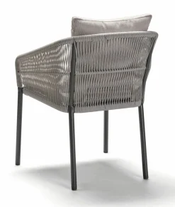 STERN Rope Gartensessel stapelbar graubeige