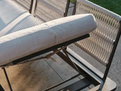 STERN Rope Lounge-Liege grau