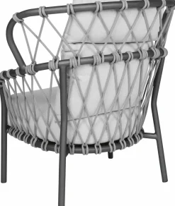 STERN Rope Pfauensessel grau