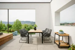 STERN Servierwagen Outdoorküche braunschwarz