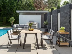 STERN Servierwagen Outdoorküche braunschwarz