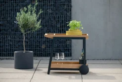 STERN Servierwagen Outdoorküche braunschwarz