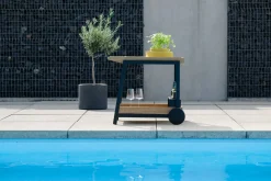 STERN Servierwagen Outdoorküche braunschwarz