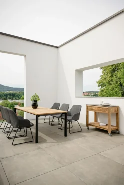 STERN Sideboard/ Outdoorküche braungrau