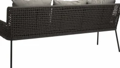 STERN 3-Sitzer Gartenbank grau