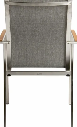 STERN Stapelsessel braunsilberfarbengrau