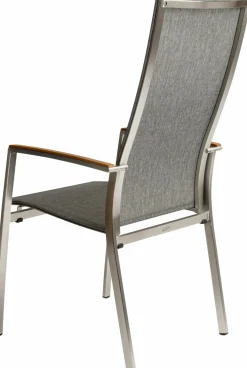 STERN Stapelsessel braunsilberfarbengrau