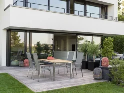 STERN Stapelsessel braunsilberfarbengrau