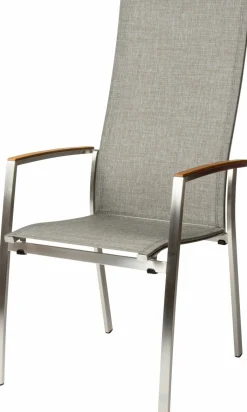 STERN Stapelsessel braunsilberfarbengrau