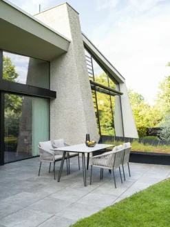 STERN Stapelsessel grauweißbraun