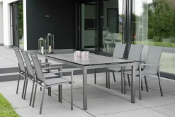 STERN Stapelsessel silberfarbengrau