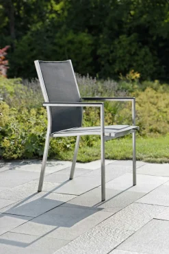 STERN Stapelsessel silberfarbengrau