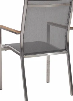 STERN Stapelsessel silberfarbengraubraun