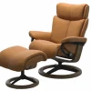 Stressless Sessel mit Hocker braun