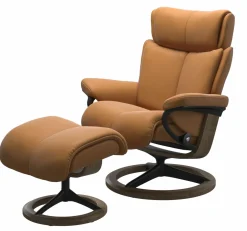 Stressless Sessel mit Hocker braun