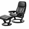 Stressless Sessel inkl. Hocker schwarz