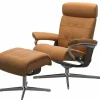 Stressless Sessel mit Hocker braun