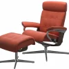 Stressless Sessel mit Hocker rot