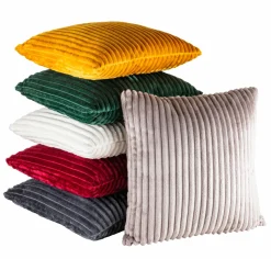 Stuco Kissen mit Füllung grau