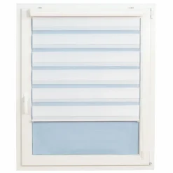 Sun Collection Klemm-Doppelrollo weiß