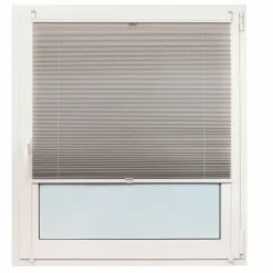 Sun Collection Klemm-Plissee grau