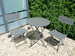 SUNGÖRL Bistro-Set grau