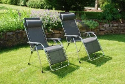 SUNGÖRL Relaxsessel silberfarben