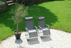 SUNGÖRL Relaxsessel silberfarben