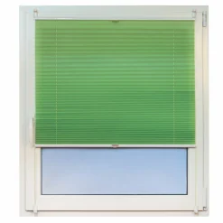 Teba Klemm-Plissee grün